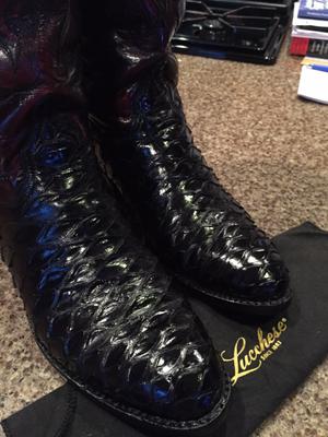 Lucchese anteater boots shop