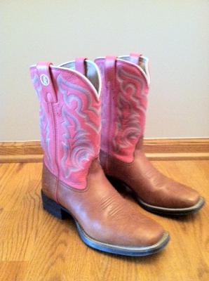 pink tony lama boots