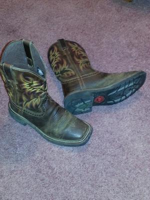 justin women's work boots